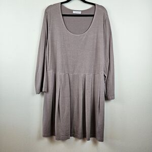 Byrn Walker bamboo organic cotton dress Size XS Oversized Lagenlook